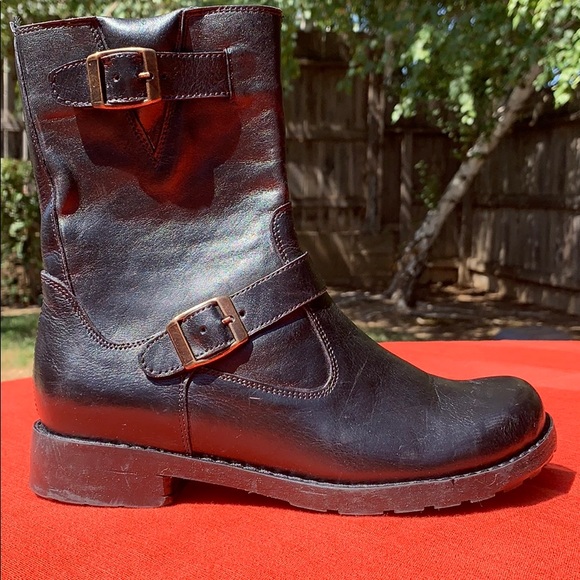 Jafa 2154 Black Ankle Buckled Boots Size 37 - Picture 4 of 10